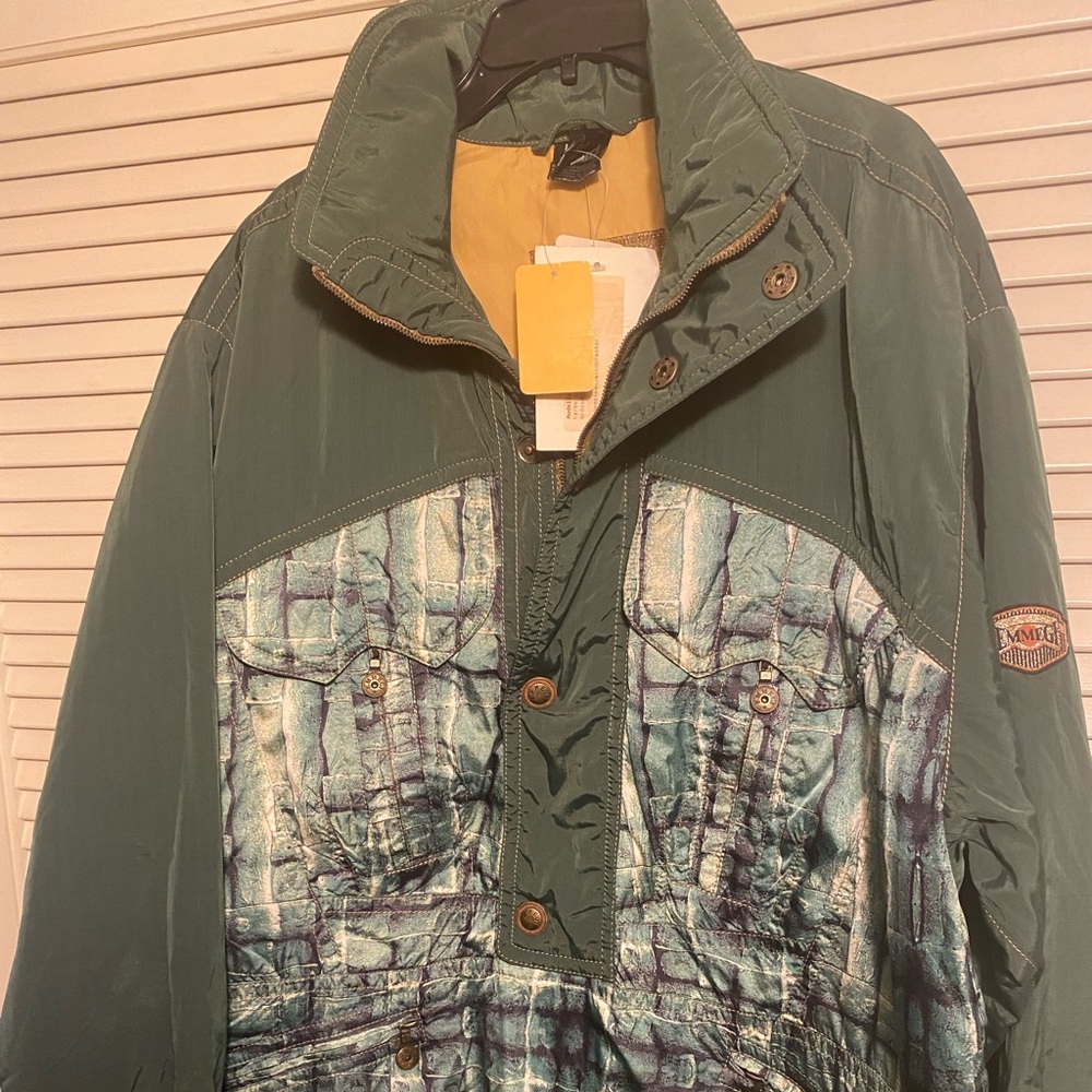 NWT RARE Vintage Emmegi luxury ski jacket men’s large women’s XXL waterproof.